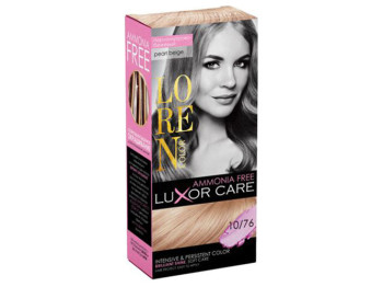 Краска-уход для волос LOREN COLOR LuXor Care Без аммиака Перламутрово-бежевый 10/76