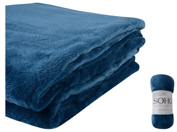 Плед Soho Royal blue, 200x220см, 6900068787278