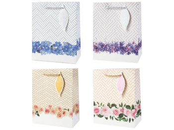 Пакет подарочный бумажный L Floral, 30х41,5х12см