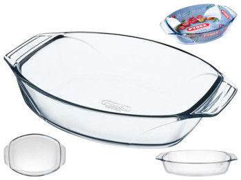 Форма Pyrex Irresistible, 35х24х6см, овальна, 2,8л, 2063287200011