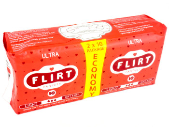 Прокладки для крит. дней с крыл. Fantasy Flirt "Ultra Duo-soft&dry" 3капли (цена за уп. 20шт) WKL01R
