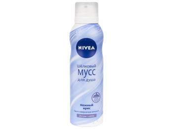 Мус для душу шовковий Nivea "Ніжний ірис" 200мл