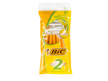 Станки для бритья Bic "Sensitive 2" 2 лезвия (цена за набор 5шт)