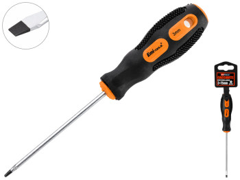 Отвертка с прямым шлицем Emi Tools, 3×7,5см
