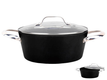 Каструля Maestro GREBLON С2, зі скляною кришкою, 3,5л