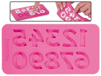 Форма силиконовая DELICIA DECO цифры ретро 52693