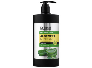 Шампунь для волосся Dr. Sante Aloe Vera Реконструкція, з алое віра та кератином, 1л