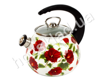 Чайник Idilia зі скляною кришкою "Каркаде" 2.5л