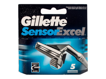 Картриджі змінні Gillette Sensor Excel для станка 5шт