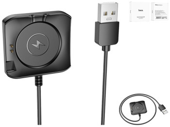 Кабель зарядки для годинника Hoco Y28, чорний