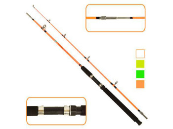 Спиннинг штекерный карповый Crocodil со скруткой 2.4м 100-250г 2к