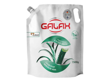 Рідке мило Galax з алое віра, 1,5 л (дойпак)