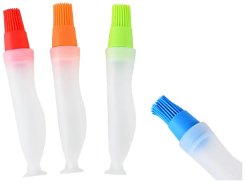 Пензель кулінарний силіконовий з ємністю, 60мл (ціна за 1шт)