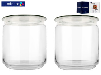 Набор банок Luminarc Plano Grey, 750мл (цена за набор 2шт) 96725