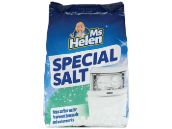 Сіль для посудомийної машини Ms Helen, від утворення накипу та вапняного нальоту, 1200г