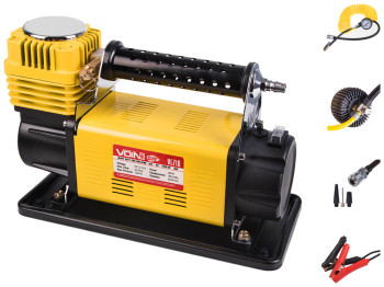 Компрессор автомобильный VOIN VL-710, OFF ROAD MASTER, 150psi, 45A, 160л, клеммы