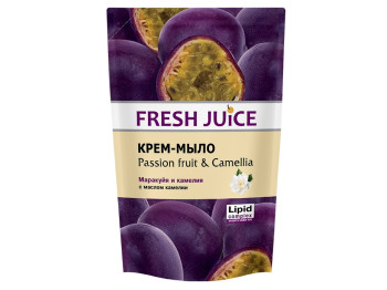 Крем-мыло жидкое Fresh Juice дой-пак "Passion Fruit & Camellia" маракуйя и камелия 460мл