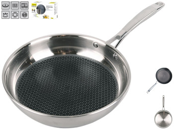 Сковорода професійна Maestro з 3-шаровим корпусом, антипригарне покриття, всі типи плит D26