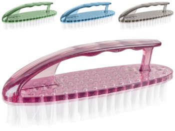 Щетка с ручкой прозрачная 15x5x3,5см