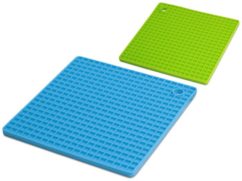 Подставка под горячее Kamille силиконовая 17,5х17,5х0,8см