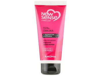 Гель-змазка New Sense Aroma з ароматом полуниці 100мл