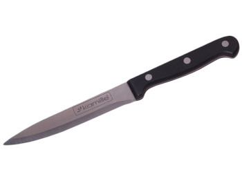 Нож универсальный Kamille из нержавеющей стали с бакелитовой ручкой (лезвие 12см, рукоятка 10см)