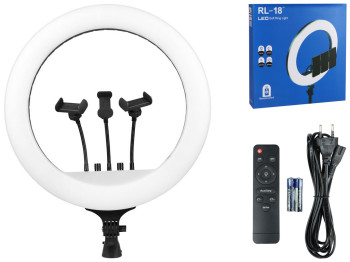 Лампа Fill Light 45см Remote RL-18 м'ята упаковка, Чорний