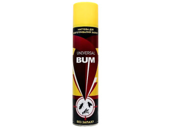 Средство инсектицидное Universal BUM аэрозоль для защиты от ползающих и летающих насекомых 200мл
