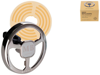 Освіжувач повітря автомобільний Max Benjamin Holder&Refills Grapefruit Shorez, 7×7×5см (717967)