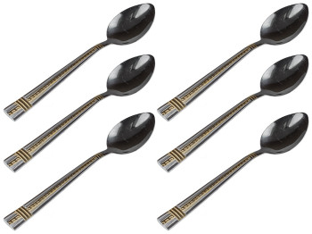 Ложки чайні Stenson Egypt Gold 2,9х0,1х14,8см (ціна за набір 6шт)