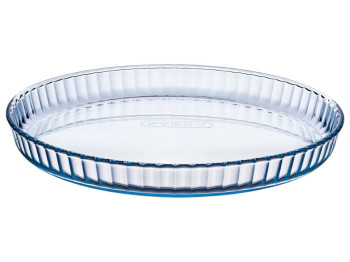 Форма для випічки Pyrex, рифлений край, 31 см, боросилікатне скло