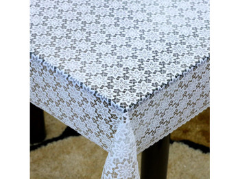 Клейонка вінілова ажурна "Lace" біла 1,37x20 метрів (ціна за рулон)