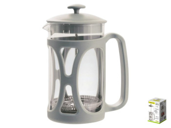 Заварник френч-прес Maestro сірий, 600мл