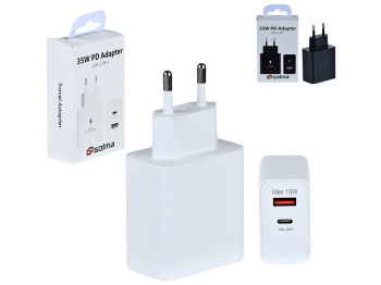 Сетевое зарядное устройство SOLMA PD USB-C 35W/USB-A 15W