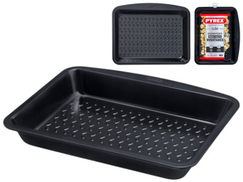 Форма для запекания Pyrex Glide, углеродистая сталь, антипригарное покрытие, 34×24см, 37×29×4,5см