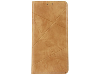 Чехол-книжка Business Leather для Realme Q3t Цвет Бежевый