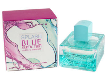 Туалетна вода (ліц.) жіноча Antonio Banderas "Splash Blue Seduction" Eau De Toilette 100мл
