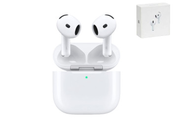 Bluetooth стерео гарнітура Apple AirPods 4 (Zhongke8922), репліка, bluetooth 5.3, 200mAh, білий