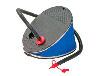 Насос ножной Intex 68610, пластик, ткань, диаметр 30см, цвет синий