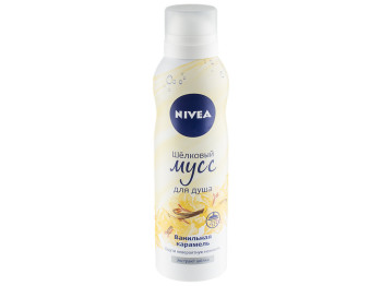 Мус для душу шовковий Nivea "Ванільна карамель" 200мл