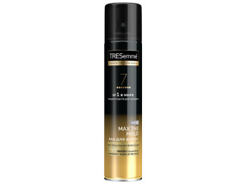 Лак Tresemme "Max The Hold" для укладки волос экстрасильная фиксация, с запомин. формы до 24ч 250мл