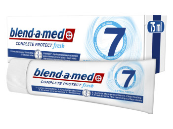 Паста зубная Blend-a-med Complete Protect 7, с фтором и мятой, комплексное действие, 75мл