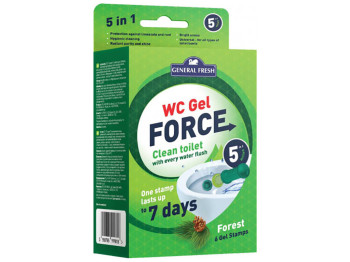 Диски для унітаза гелеві General Fresh Gel Forse Ліс 36мл
