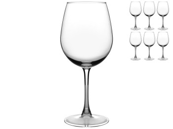 Набір келихів Ecomo Vina, для вина, скло, 460мл, (ціна за набір 6шт)