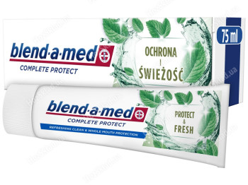 Зубная паста Blend-a-med Complete Protect Защита и свежесть, Мята перечная, 75мл