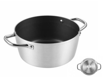 Кастрюля без крышки GrandCHEF алюминиевая 2,5л D20см 91074