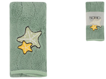 Рушник банний Soho Star Green, 25х50см, 6900069704267