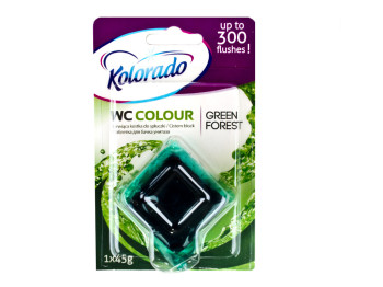 Таблетка для бачка унитаза Kolorado WC Colour зеленый 45гр