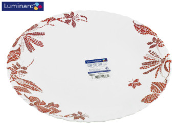 Тарілка Luminarc "Romancia Red" 25см 93654
