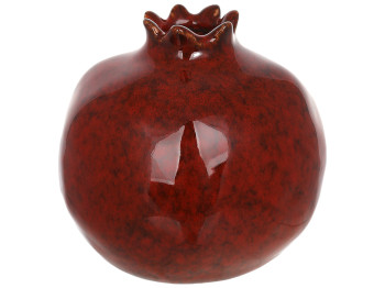 Ваза порцелянова Pomegranate, бордова, 10,5 × 10,5 × 9,8 см